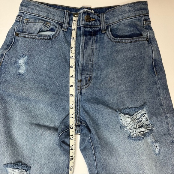 Women’s Jeans Cello High Rise Distressed Dad Boyfriend Denim Size 3/26 - Picture 9 of 10